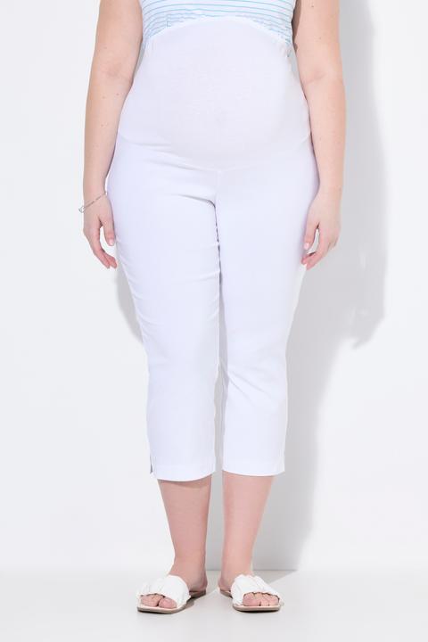 Produktbild Ulla Popken Bellieva-Bengalinhose, Umstandshose, wadenlang, Bund-Stretcheinsatz (62, 64)