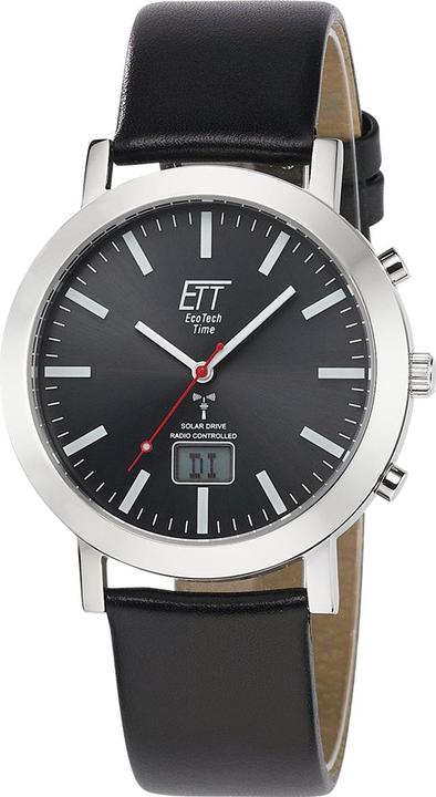 Produktbild ETT EGS-11578-21L Herrenuhr Solar Funkuhr 41mm 5ATM (Funkuhr, 41 mm)