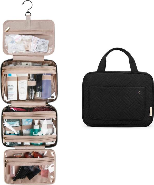 Actual product image Only-Bags.Store Hanging toiletry bag Toiletry bag Cosmetic bag Transparent Travel for make-up, toiletries