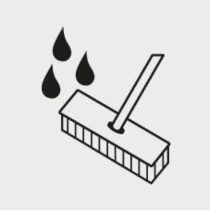 Actual product image Nölle Hall broom Arenga, 800 mm, with metal handle holder (1 pcs.)