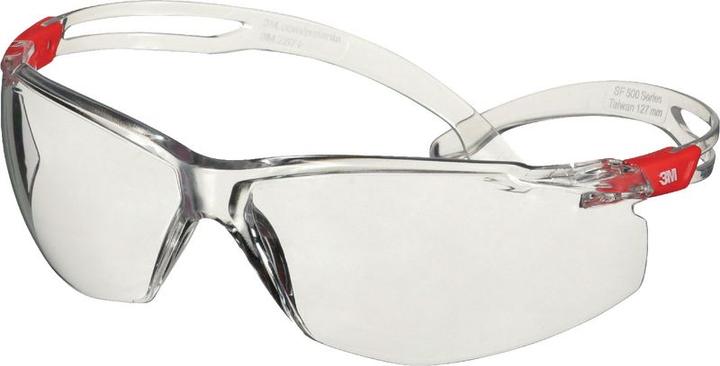 3M SecureFit SF501SGAF-RED Veiligheidsbril met anticondensbescherming Transparant, Ora