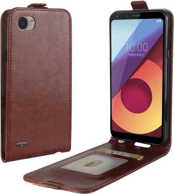 Produktbild MU Classic Leder Flip Cover mit Visitenkartenfach (LG Q6, LG Q6+)