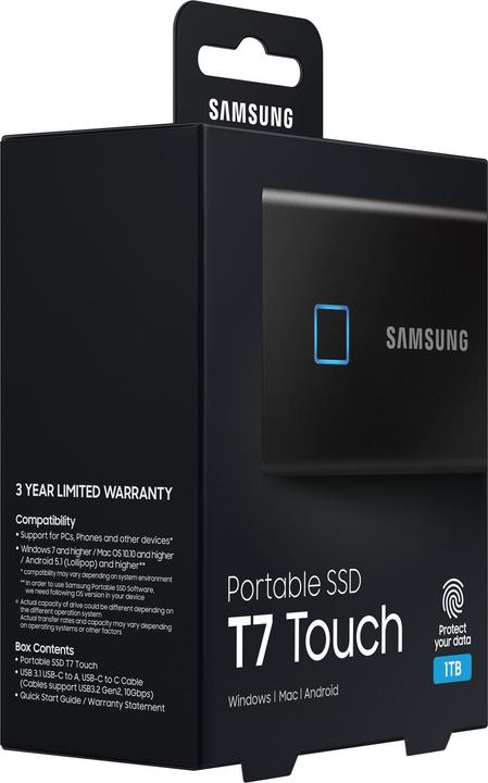 Immagine prodotto Samsung Portable T7 Touch (1 TB)