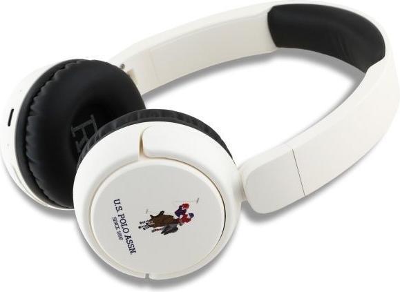 Actual product image U.S. Polo US Polo Bluetooth Headphones USHPV6PUNH White DH Colour Logo (30 h, Wireless)