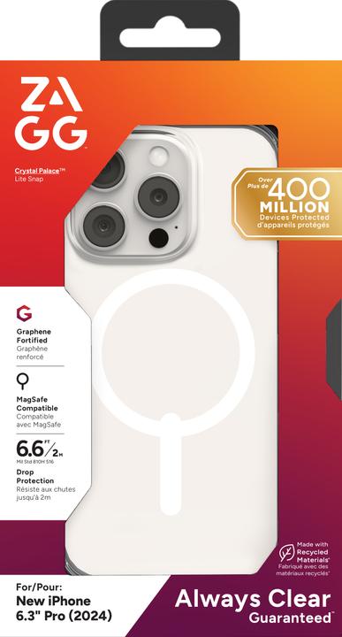 Produktbild Zagg CRYSTLPAL - Cases Lite Snap (Apple iPhone 16 Pro)