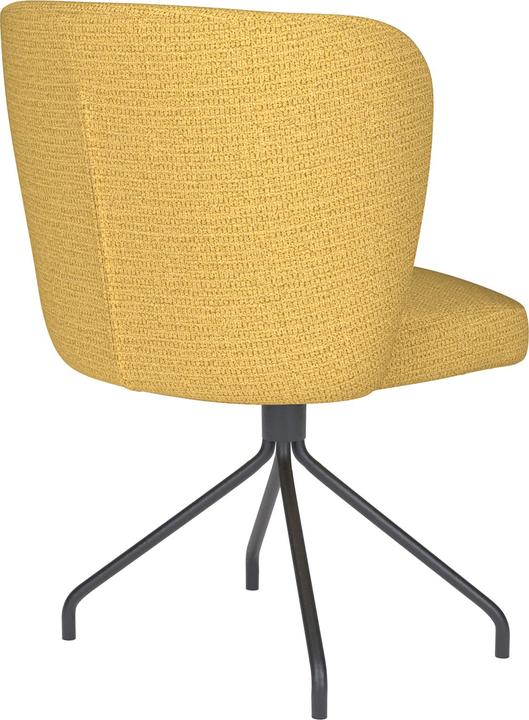 Actual product image White Label Living Chair Stan Ochre Spider Swivel