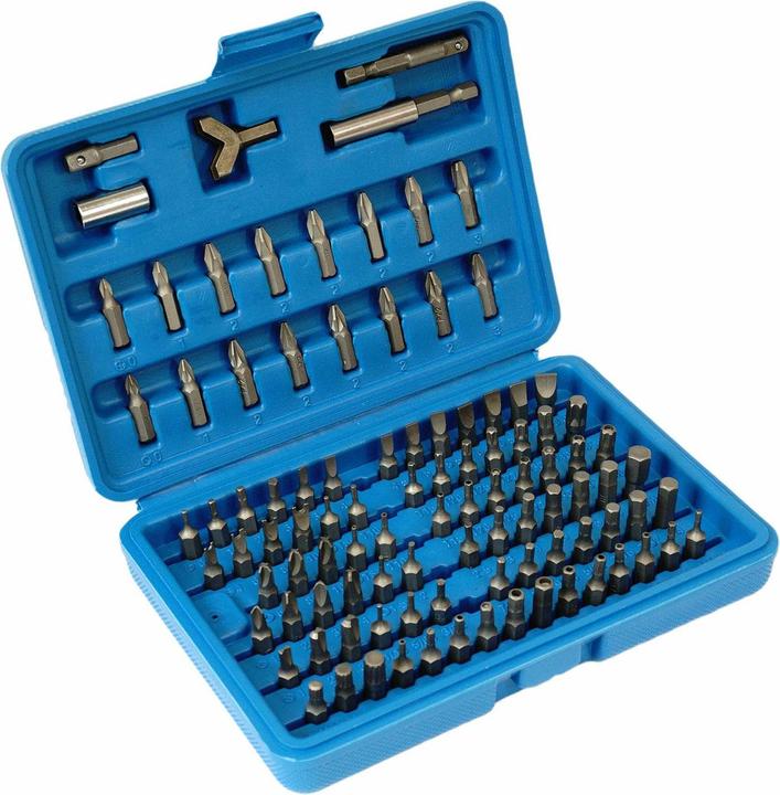 Actual product image Silver ZESTAW KOŃCÓWEK I BITÓW 100el.