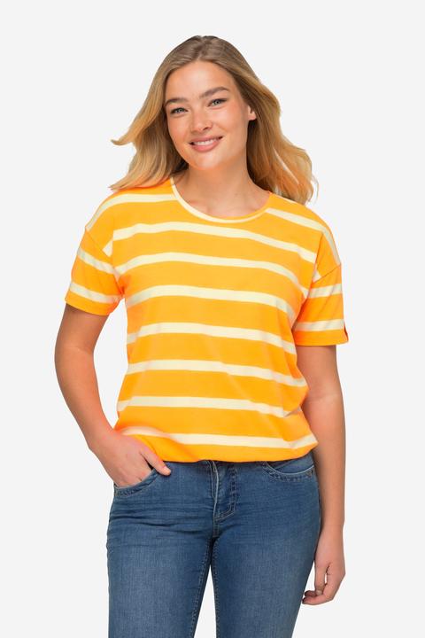 Produktbild Laurasøn T-Shirt, oversized, Ringel, Rundhals, OEKO-TEX (M)