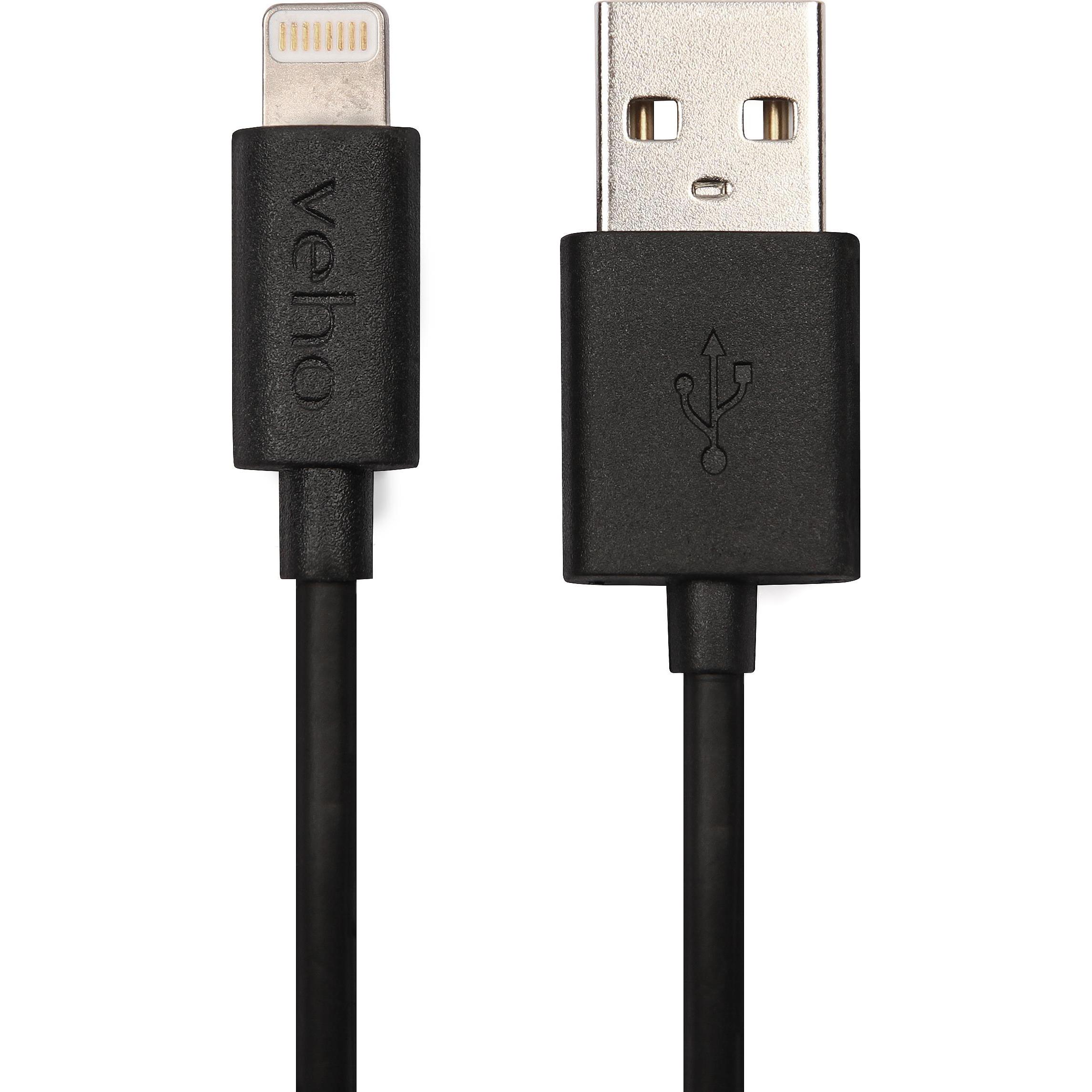 Thumbnail - veho Pebble 1m MFI Lightn. cable (1 m, USB 3.2 Gen 1), USB Kabel