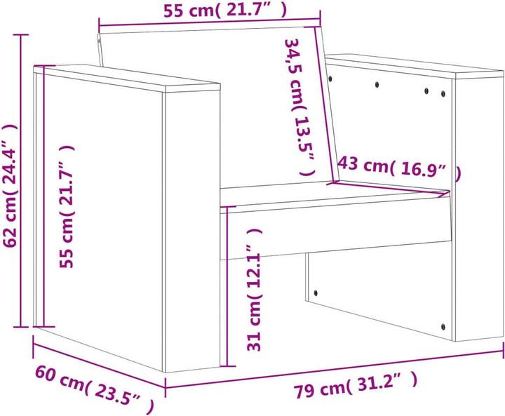 Produktbild vidaXL Riley