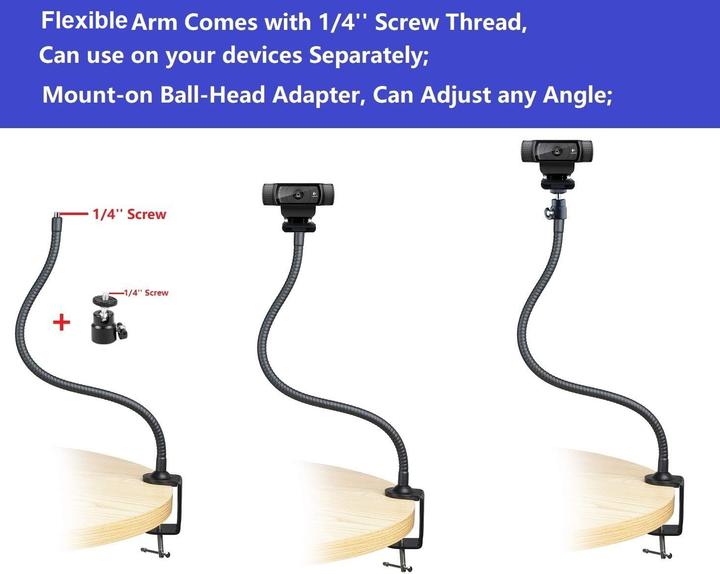 Actual product image Ayizon Webcam Tischhalterung für Logitech