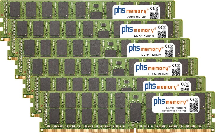 Produktbild PHS-memory RAM passend für Apple MacPro7,1 (24-Core + 28-Core CPU) (Apple MacPro7,1 (24-Core + 28-Core CPU), 6 x 32GB)