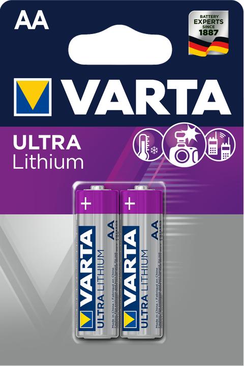 Produktbild Varta Ultra Lithium (2 Stk., AA, 3000 mAh)