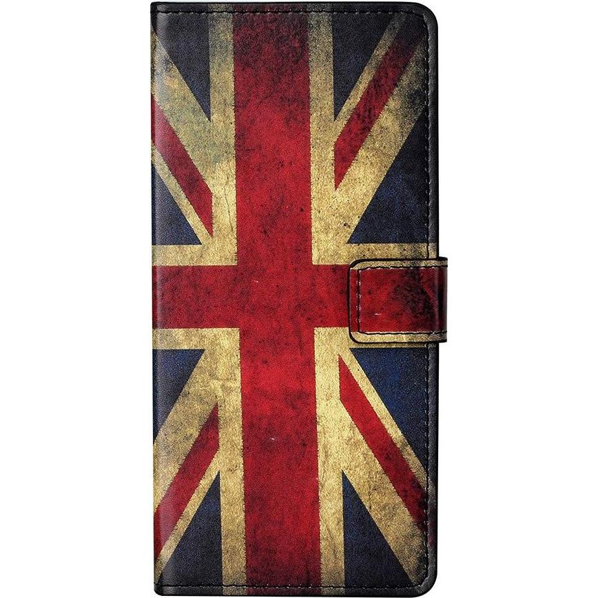 Cover-Discount Nokia 5.4 - Leder Hülle UK Flagge (Nokia 5.4), Smartphone Hülle, Mehrfarbig