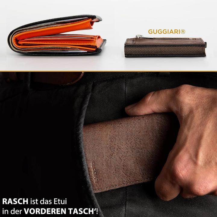 Actual product image Guggiari Kreditkartenetui mit Münzfach