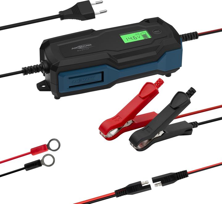 Produktbild Ansmann Autobatterie-Ladegerät + KFZ-Batterietester (6 A)