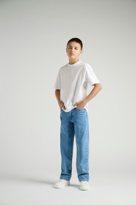 Produktbild Only & Sons Junior OSJFADE Mid Rise Locker geschnitten Jeans Locker geschnitten (158)