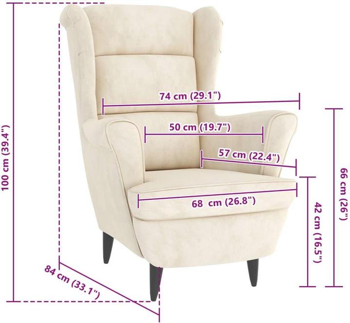 Actual product image vidaXL Sessel