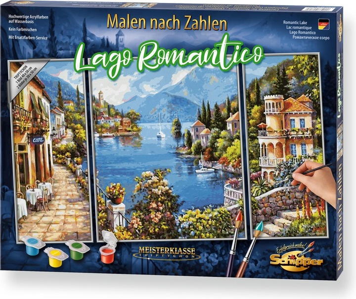 Actual product image Schipper Painting set Painting by numbers: Lake Romantico