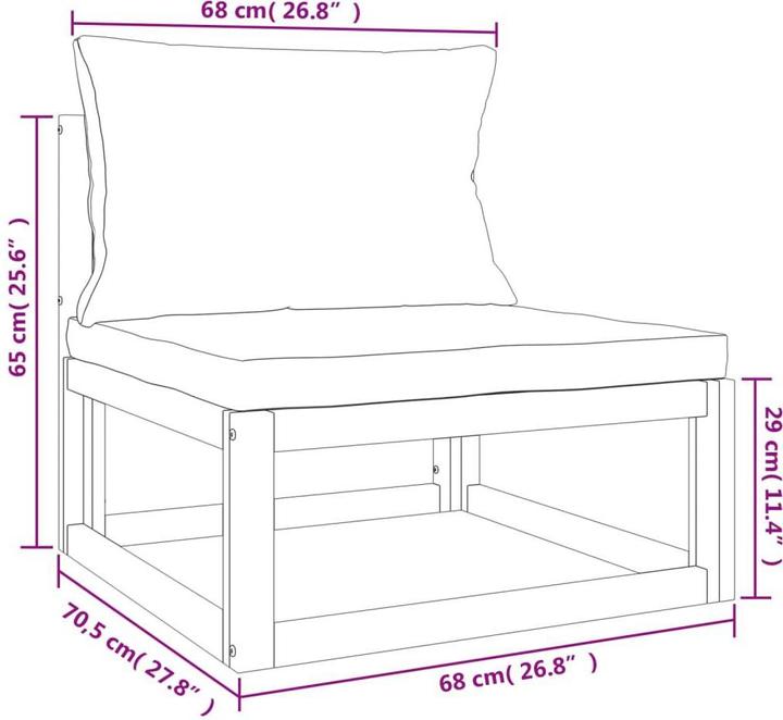 Produktbild vidaXL Lawson
