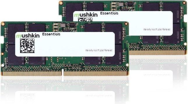 Actual product image Mushkin SORAM D5 4800 64GB C40 Essentials (2 x 32GB, 4800 MHz, DDR5 RAM, SO-DIMM)