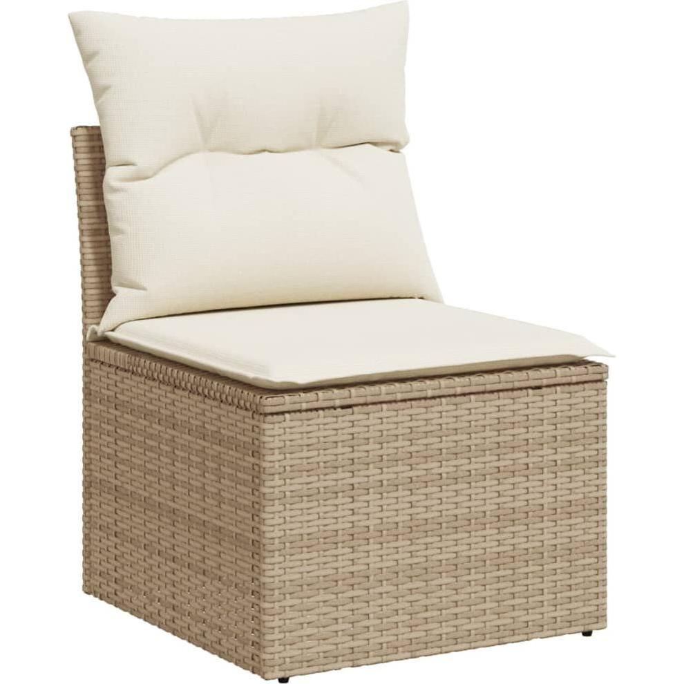 Thumbnail - VidaXL, Gartenlounge, 10-tlg. Garten-Lounge-Set mit Kissen