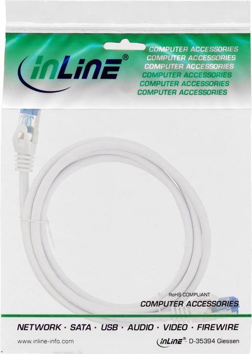 Produktbild InLine Patch-Kabel RJ-45 (M) bis RJ-45 (M) (S/FTP, CAT6a, 15 m)