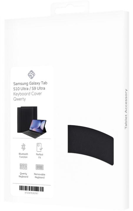 Actual product image Cazy Hoes met Toetsenbord QWERTY - geschikt voor Samsung Galaxy Tab S9 Ultra - Zwart (Eng. Int.)