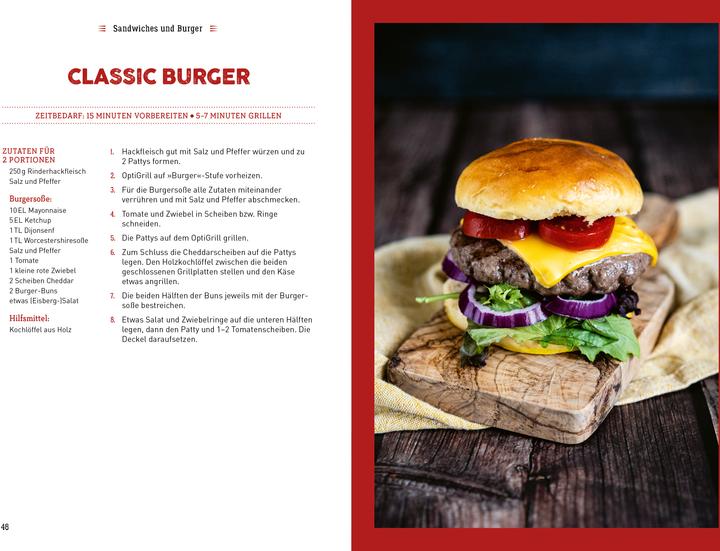 Actual product image Rezepte für den Optigrill (German, Michael Gerhardy, 2022)