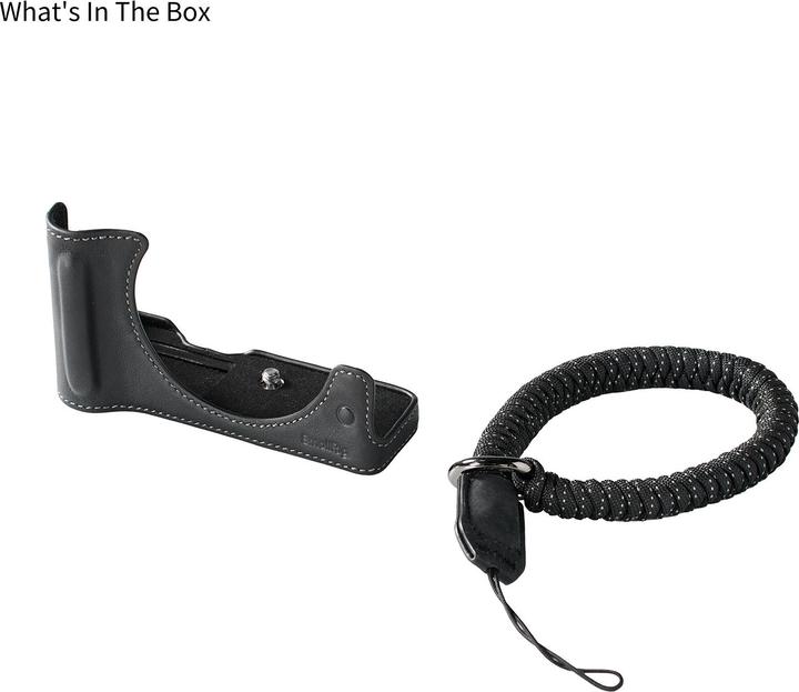 Produktbild SmallRig Leather Half Case Kit Schwarz