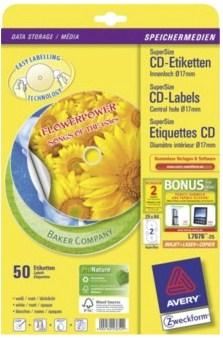 Produktbild Avery CD-Etiketten SuperSize