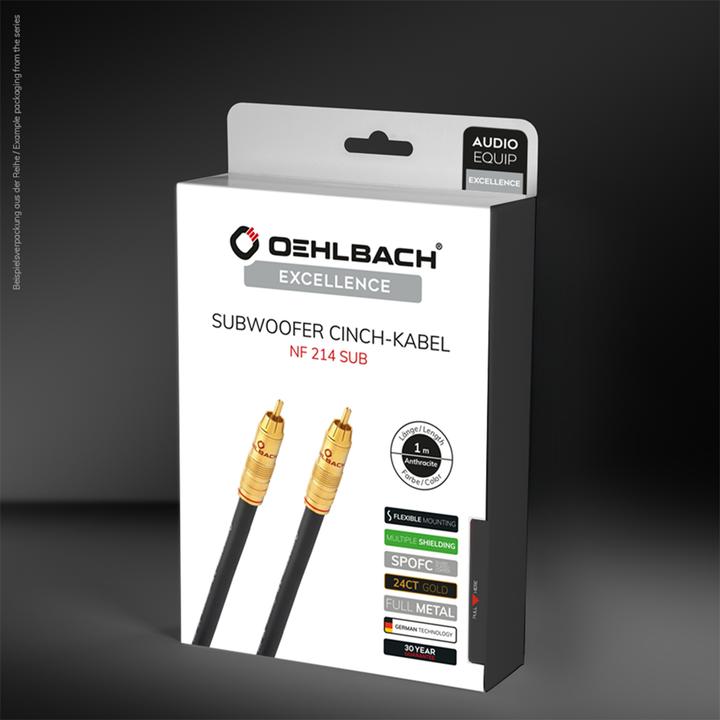 Actual product image Oehlbach NF 214 Sub (15 m, Cinch)