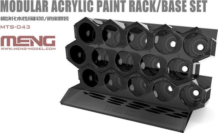 Actual product image Meng-Model Modular Acrylic Paint Rack/Base Set