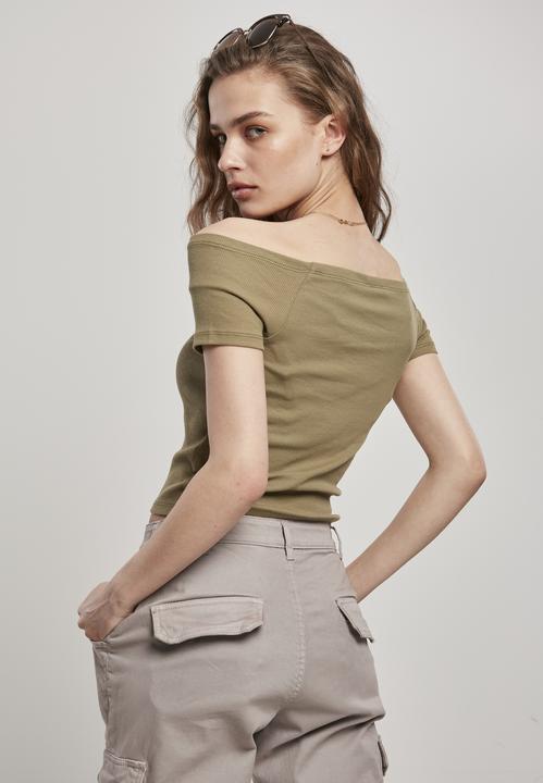 Produktbild Urban Classics Ladies Off Shoulder Rib Tee (XXL)