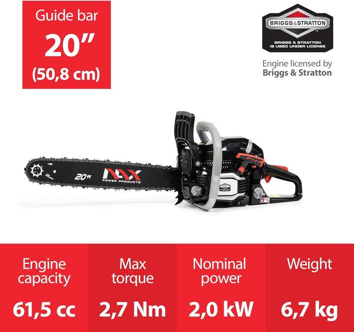 Actual product image NAC NAX PIŁA SPALINOWA 61,5cc NAX500C (Petrol chain saw)