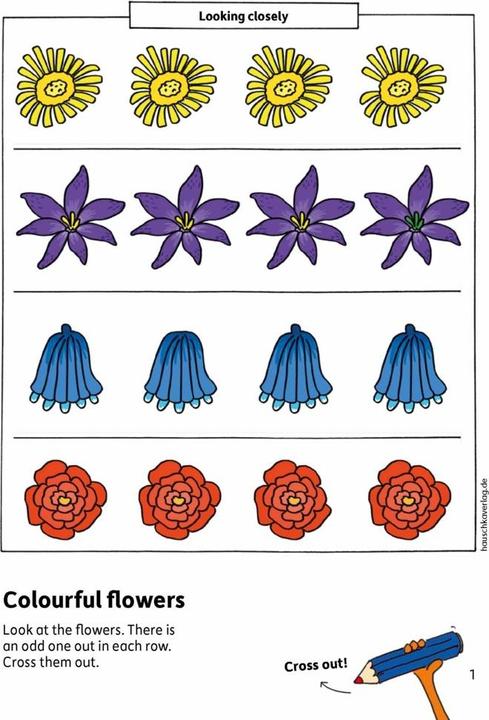Produktbild Kindergarten Activity Book from age 4 years - Spot the difference - for kids, boy and girl (Englisch, Ulrike Maier, 2021)