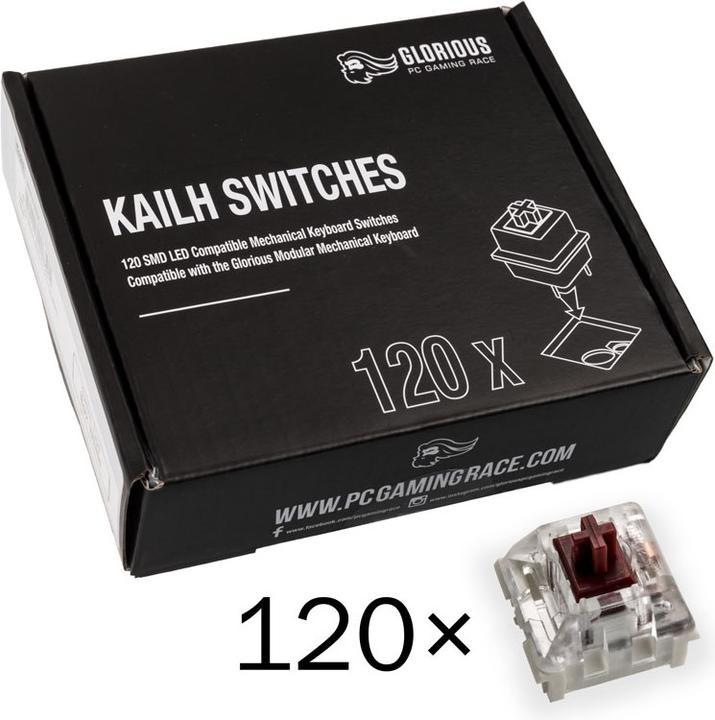 Produktbild Glorious PC Gaming Race Kailh Speed Copper Switches (120 Stück)