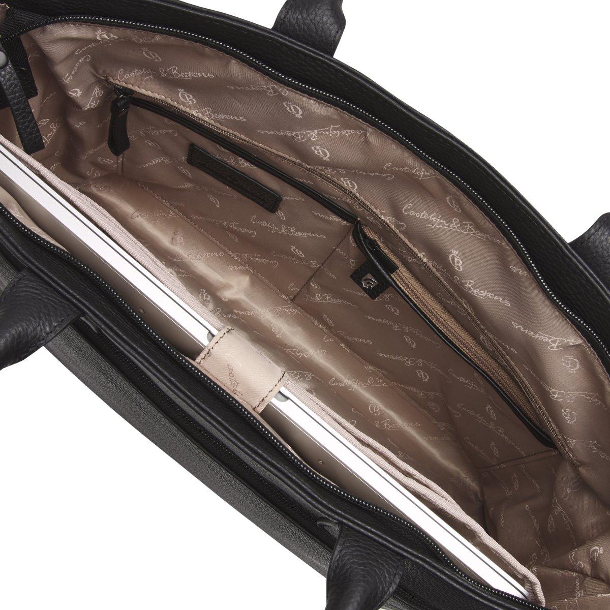 Thumbnail - Castelijn & Beerens, Tasche, Anna Shopper 15,6", Schwarz, (13 l)