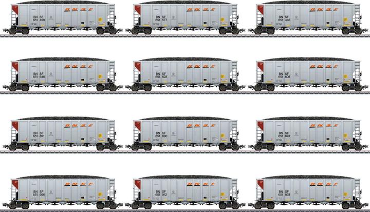 Märklin H0 12er-Set US Hopper Cars der BNSF (Track H0)