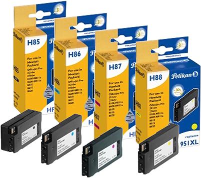 Image du produit Pelikan 950XL/951XL Multi-Pack B/C/M/Y (M, C, Y, CF)