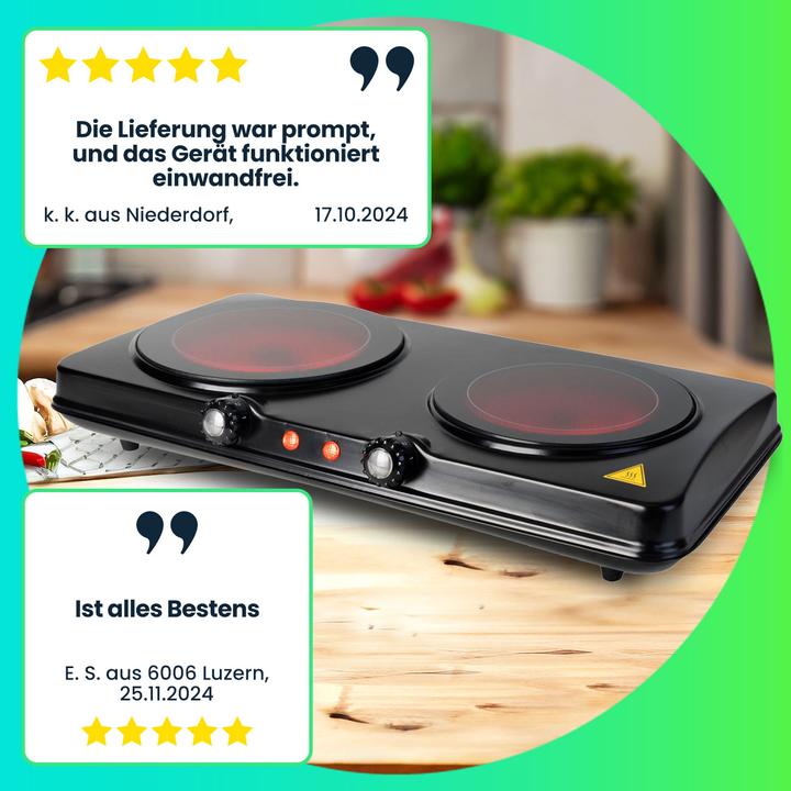 Produktbild Casativo Doppelkochplatte