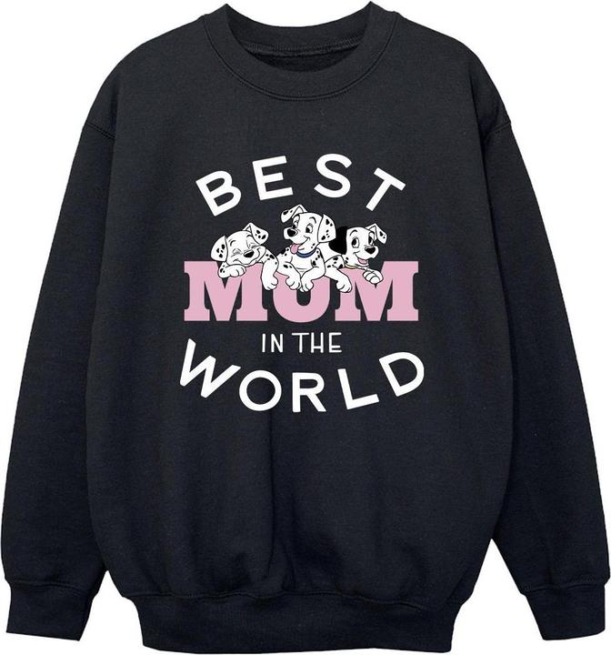 Actual product image Disney Boys 101 Dalmatians Best Mum In The World Sweatshirt (104)