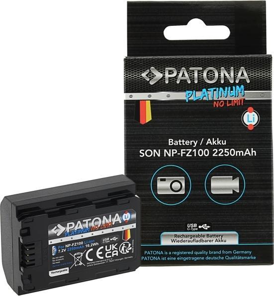 Immagine prodotto Patona Batteria Sony NP-FZ100 Premium (Batteria della fotocamera)