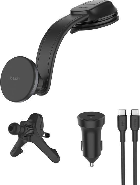 Productafbeelding Belkin magn. Kfz-Halterung 15W Qi2 f.Lüftung/Armatur.WIC012hqBK