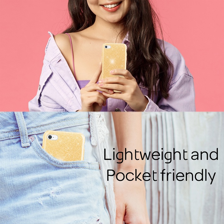 Produktbild Nalia Glitzer Handyhülle (Apple iPhone 7)