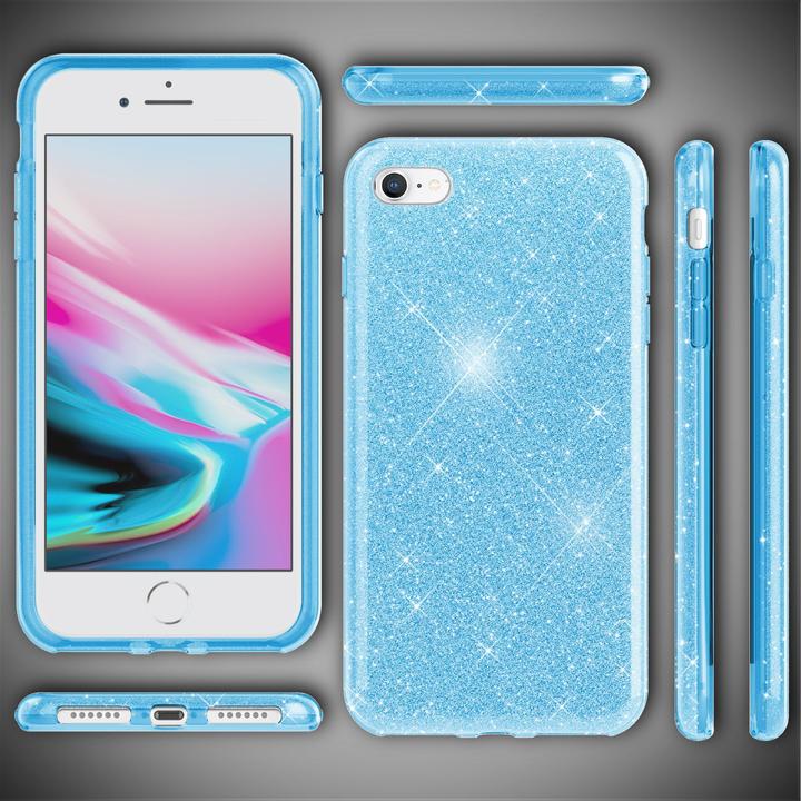 Produktbild Nalia Glitzer Handyhülle (Apple iPhone SE (2nd Gen), Apple iPhone SE (3rd Gen), Apple iPhone 8, Apple iPhone 7)