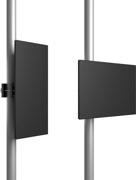 Actual product image Multibrackets Pipe clamp 45° Tiltable, 17mm-60mm, black