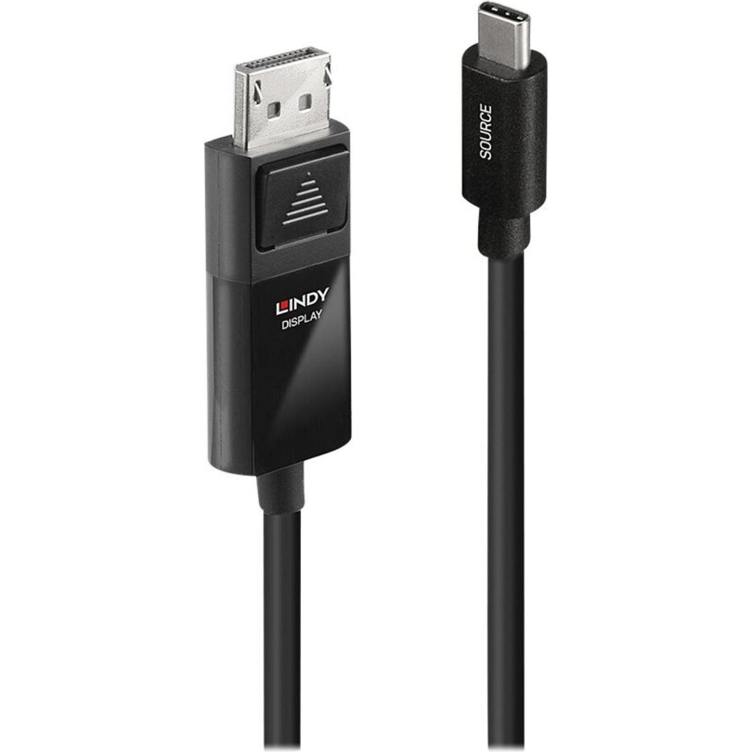 Lindy DisplayPort – USB C (1 m, DisplayPort), Video Kabel