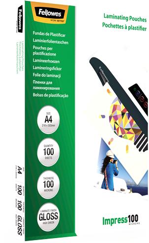 Image du produit Fellowes Mentions légales 100 (A4, 100 pièce(s), 100 µm)