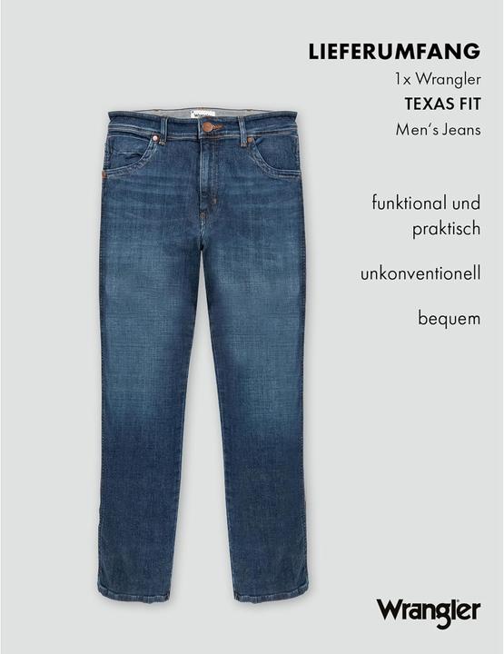 Produktbild Wrangler Texas Straight Jeans (34, 36)
